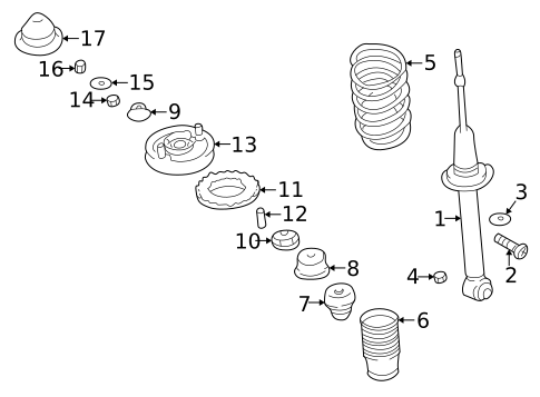 Shocks & Components for 2002 Dodge Stratus #0