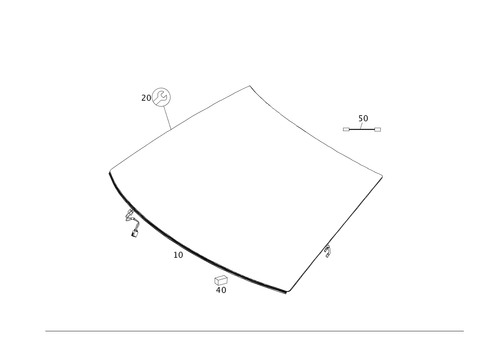 Windshield for 2016 Mercedes-Benz SL 400 #0