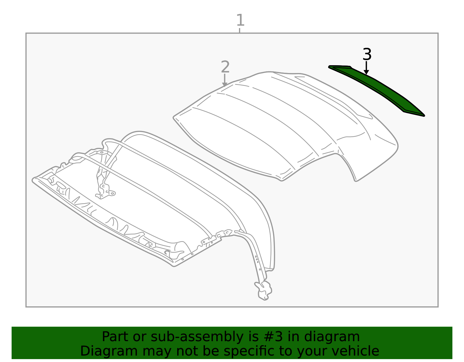 1996-2002 BMW Z3 Back Glass 54318401027 | OEM Parts Online