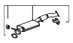 26617689 - Exhaust: Front Pipe for GM Image