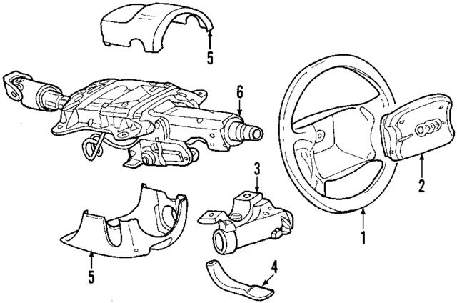 420419091A1KT - : Steering Wheel for Audi Image
