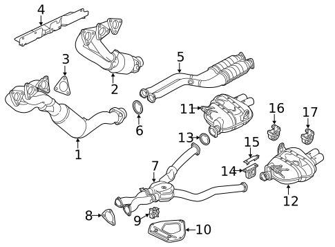 Exhaust Components for 2008 BMW Z4 #0