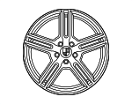 976601025AMQO1 - : Wheel, Alloy for Porsche: Panamera Image