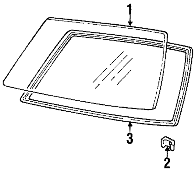 30008858 - Body: Windshield for GM Image