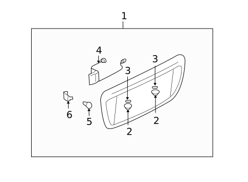 License Lamps for 2004 Lincoln Navigator #0