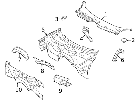 Cowl for 2014 BMW Z4 #0