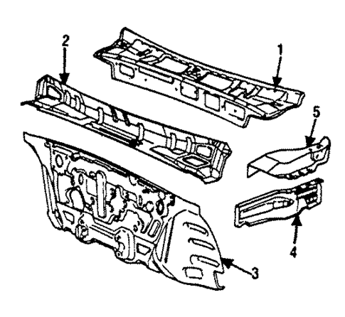 Cowl for 1988 Mitsubishi Mirage #0