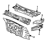 MB312709 - Body: Cowl Panel for Mitsubishi Image