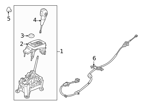 Shifter Housing for 2012 Ford Fiesta #0