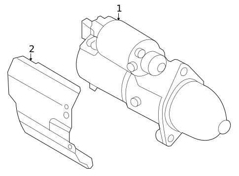 Starter & Related Components for 2006 Hyundai Sonata #0