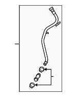 31321743 - Fuel System: Filler Pipe for Volvo: S60, S60 Cross Country, V60, V60 Cross Country Image