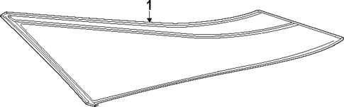 Glass & Hardware for 2024 Lexus RX350h #0