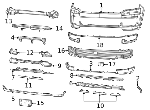 Bumper for 2024 Jeep Wagoneer L #0
