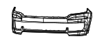 68548978AA - Body: Bumper Cover for Mopar Image