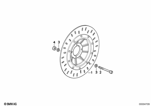 Front Wheel Brake for 1987 BMW-Motorrad K 100 LT #2