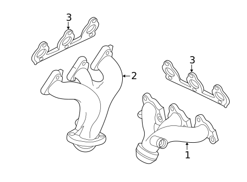 Exhaust Manifold for 2005 Ford Freestar #0