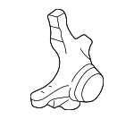 HOUSING FOR AXLE, PASSENGERS SIDE FRONT AKA KNUCKLE