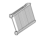 998300900 - HVAC: HVAC Heater Core for Mercedes-Benz Image