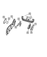 1NE201D5AA - : Seat Adjuster Shield for Jeep: Liberty Image