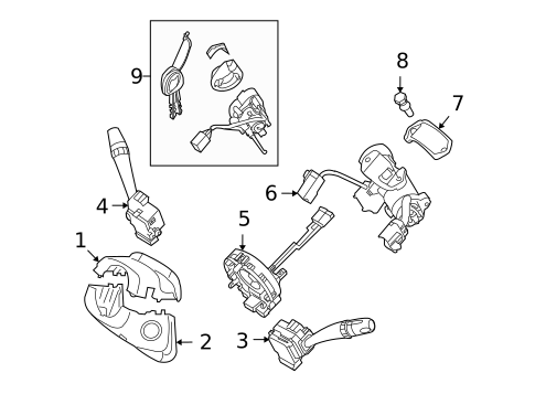 Ignition Lock for 2009 Kia Rondo #0