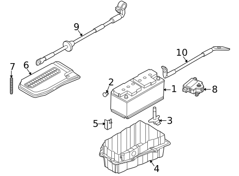 Battery & Related Components for 2013 Audi Q7 #0