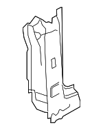 80A809055BSTL - Body: Lower Pillar Reinforced for Audi: Q5, Q5 PHEV, Q5 Sportback, SQ5, SQ5 Sportback Image