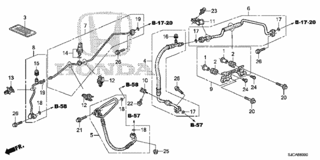 A/C Hoses - Pipes for 2014 Honda Ridgeline #0