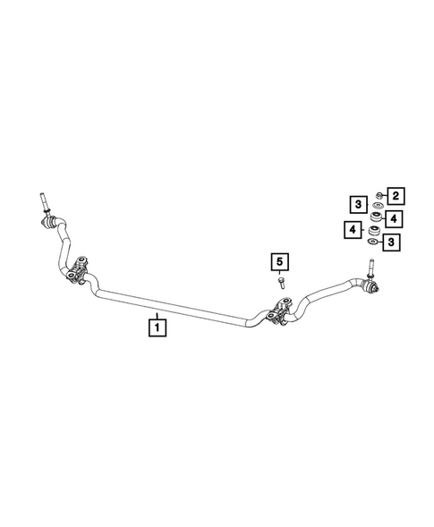 Front Stabilizer Bar for 2025 Ram ProMaster EV #0