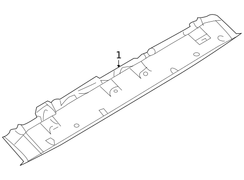 High Mounted Stop Lamp for 2012 Volkswagen Jetta #0