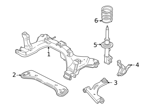 Steering, Gear & Related Components for 2005 Ford Escape #0