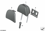 52205A313A6 - : Comfort Cushion Head Restraint for BMW Image