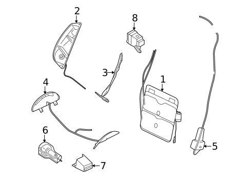 Front Seat Components for 2012 Porsche 911 #3