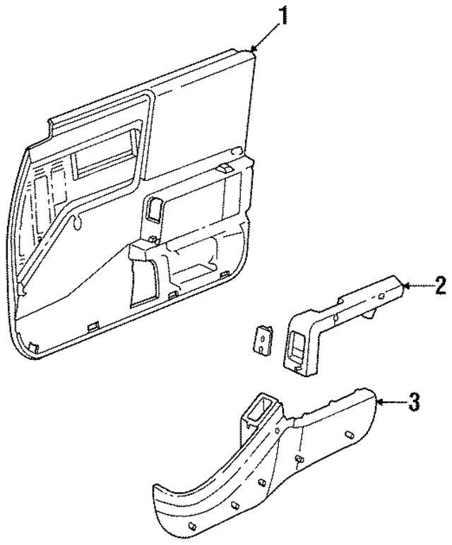 J518GC5 - Body: Door Trim Panel for Mopar Image
