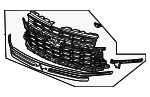 85633893 - Body: Grille Assembly for Chevrolet: Suburban, Tahoe Image