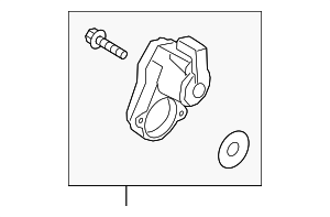 8W0998281 - Brakes: Parking Brake Actuator for Audi Image