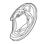 8W0615612E - Brakes: Splash Shield for Audi: A4, A4 allroad, A4 Quattro, A5 Quattro, A5 Sportback, RS5, RS5 Sportback, S4, S5, S5 Sportback Image