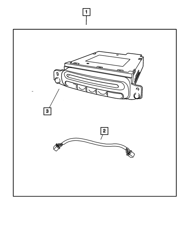 5064003AI - Mopar Accessories - Component Parts: Cd 6 Disc Changer for Mopar Image