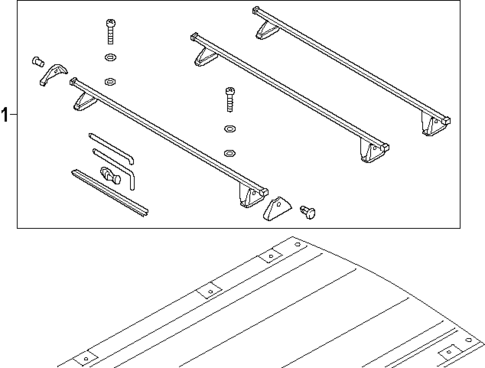 Luggage Carrier for 2025 Ford Transit-250 #0
