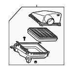 1770038181 - Engine: Air Cleaner Assembly for Lexus: LX570 Image