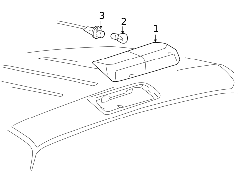 High Mounted Stop Lamp for 2008 Ford F-150 #0