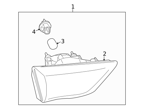 Bulbs - Chassis for 2009 INFINITI FX50 #1