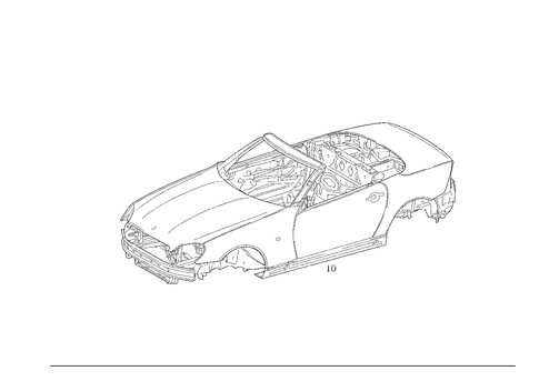 Body Shell for 1999 Mercedes-Benz SLK 230 #0