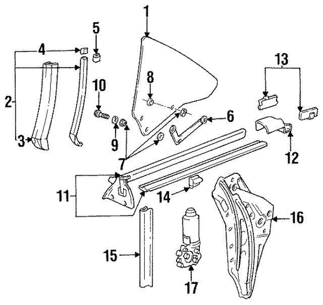 51368132655 - Body: Glass for BMW Image