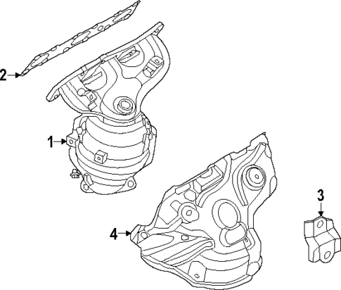 Exhaust Manifold for 2024 Nissan Pathfinder #0
