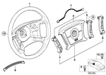 32346751474 - Steering: Hub Cap, Airbag for BMW Image