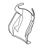 52108745531 - Body: Seat Back Heater for BMW: 840i Gran Coupe, 840i xDrive Gran Coupe, M2, M3, M4, M8 Gran Coupe, M850i xDrive Gran Coupe Image