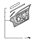 4N4833052A - : Door Shell for Audi: A8 Quattro, S8 Image