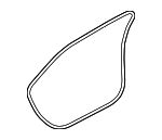 11A837701A - Body: Door Seal for Audi Image