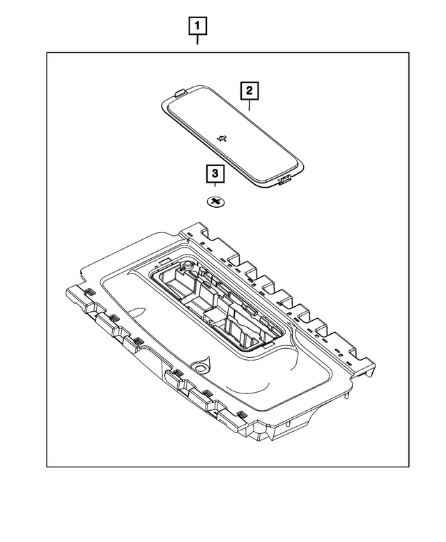 68541264AA - : Access Cover for Mopar Image