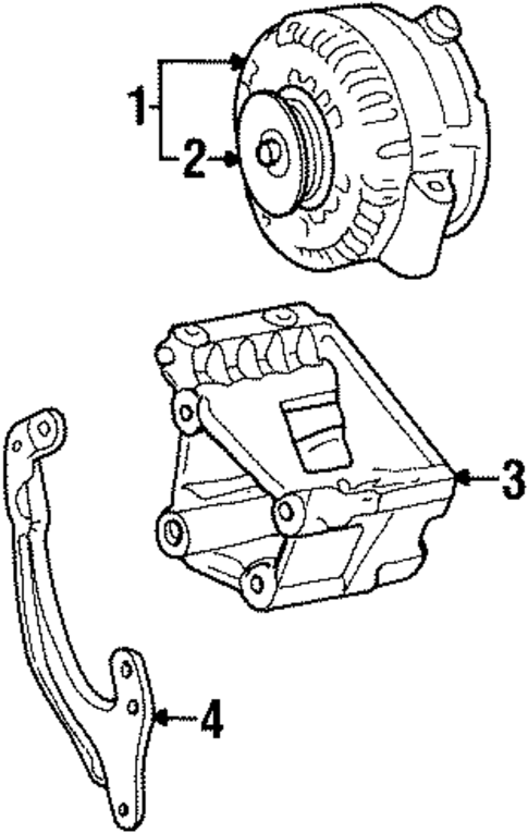 Alternator for 2001 Ford Windstar #1